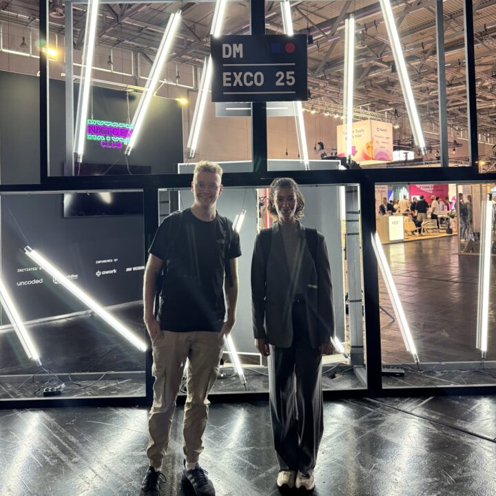 Collega's Vincent En Aida Bij Dmexo Event