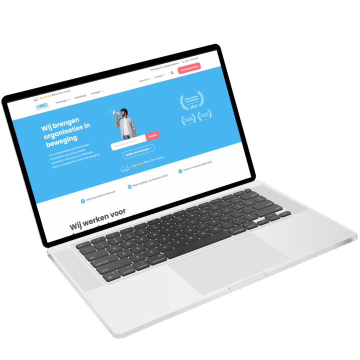 Nieuw Webdesign En Goede Techniek Voor Btr Trainingen Door Dtch Digitals