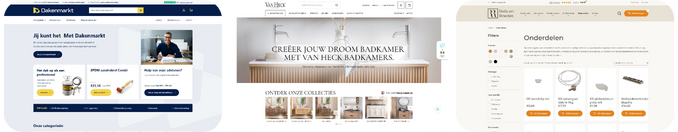 Woocommerce Webshop Laten Maken Drie Afbeeldingen Van Webshops Die Door Dtch. Digitals Zijn Gemaakt