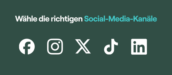Wähle Die Richtigen Social Media Kanäle – Bild