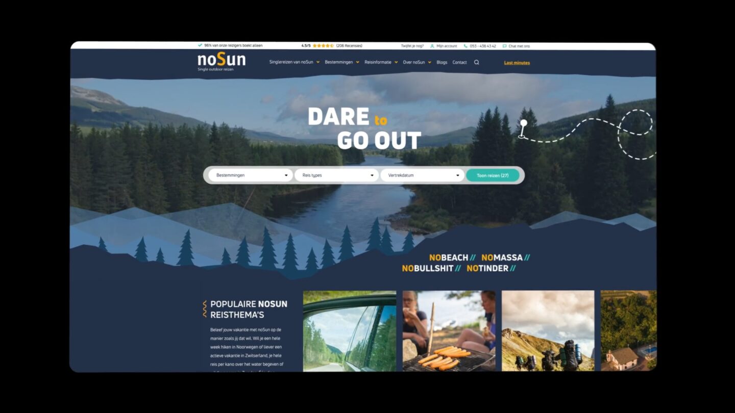 De Nieuwe Website Van Nosun Als Video Livegang Registratie