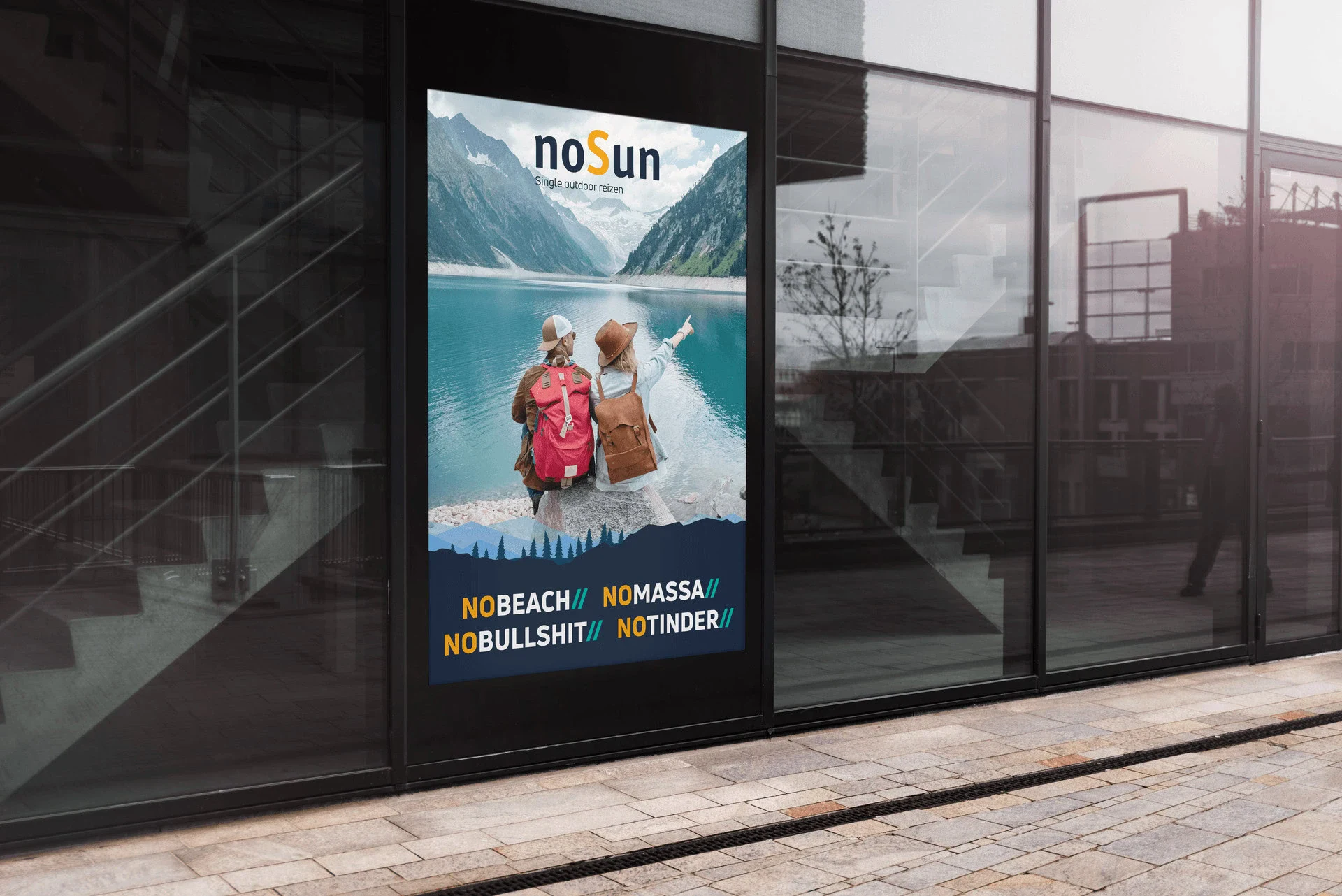 Ook De Buitenreclame Van Nosun In Stijl Van De Website En Huisstijl Ontwikkeld Door Dtch Digitals