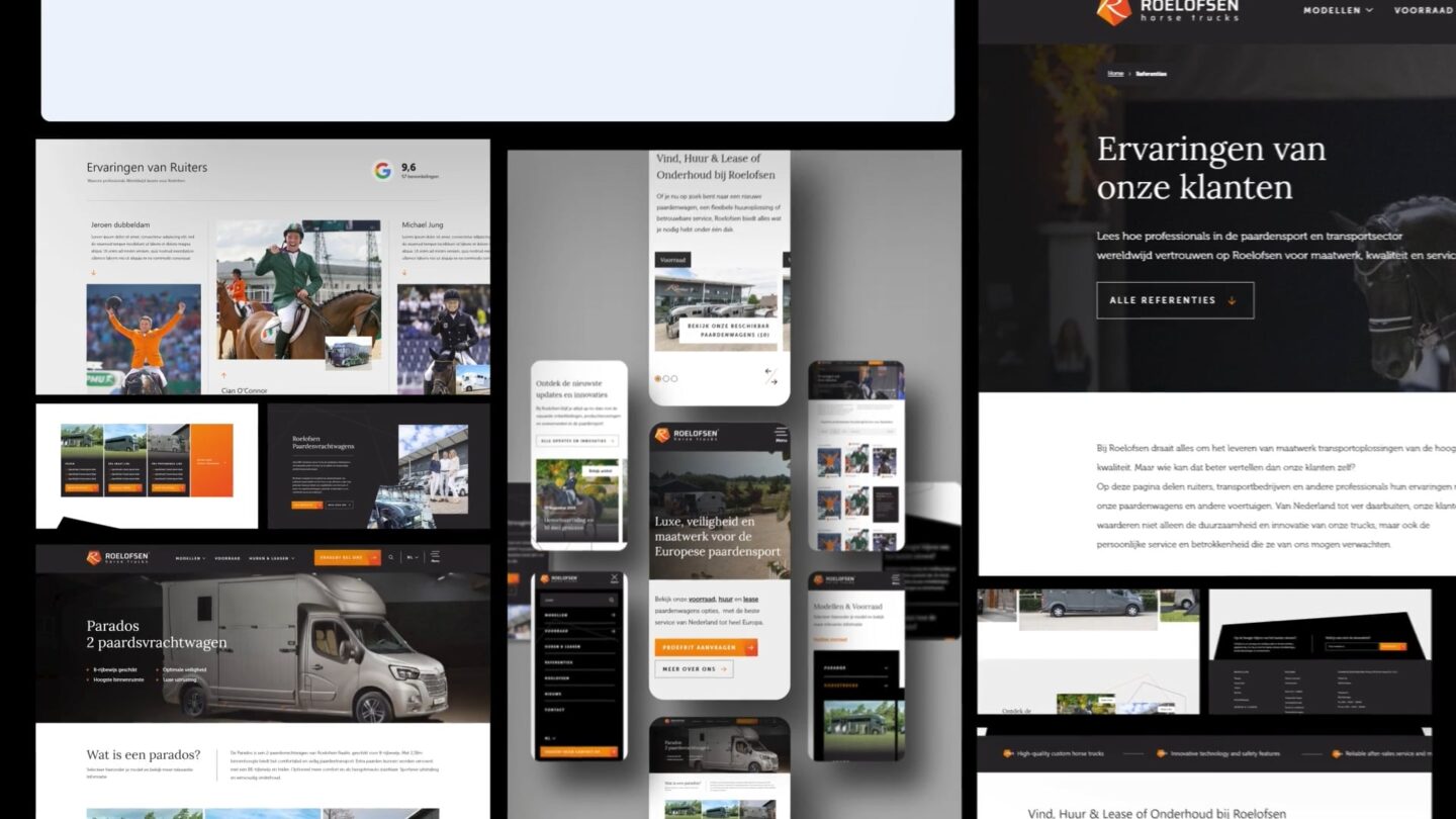 Een Nieuwe Website Voor Roelofsen Horse Trucks Die Past