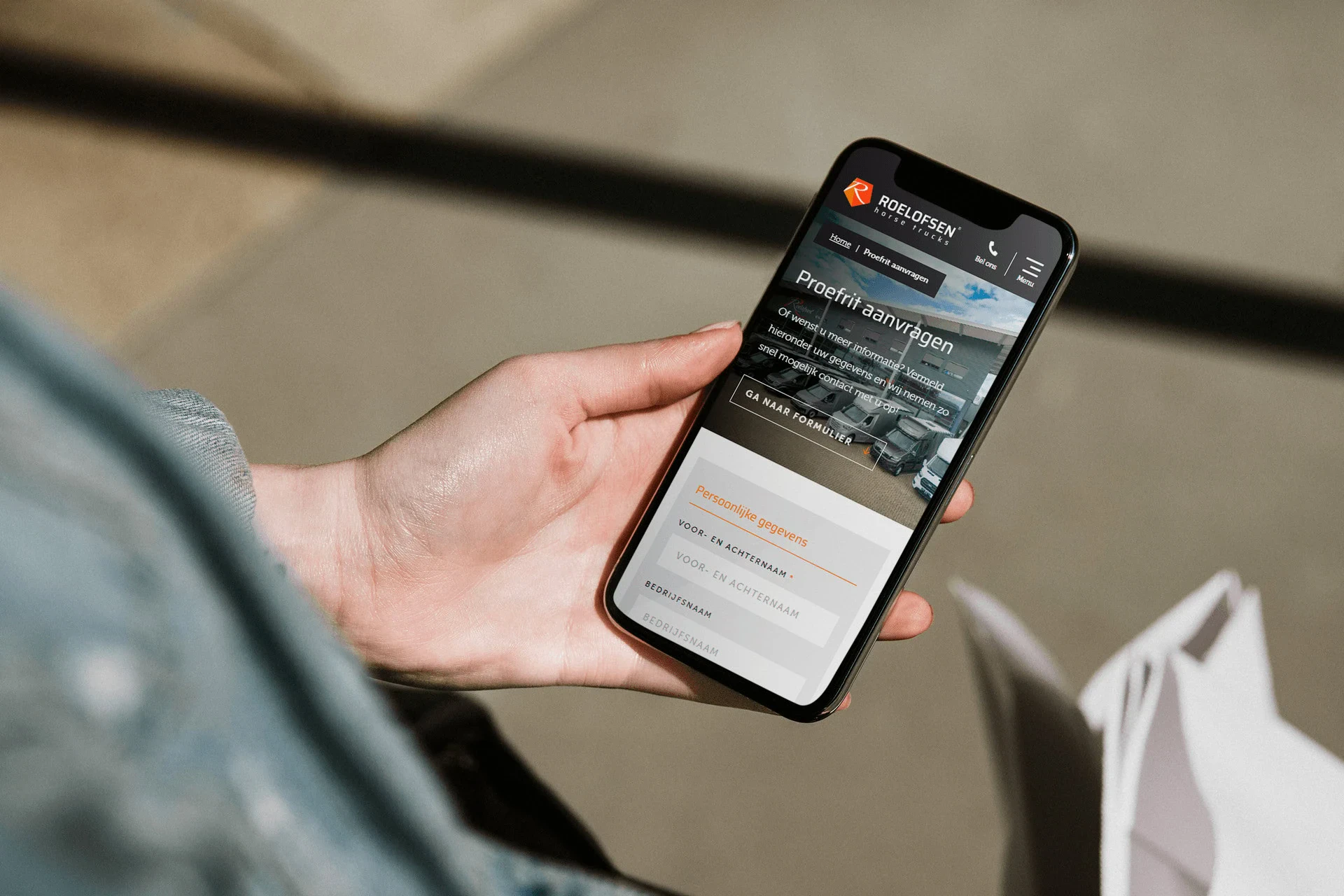 Gemakkelijk Een Proefrit Boeken Met Een Druk Op De Knop Bij Roelofsen Website