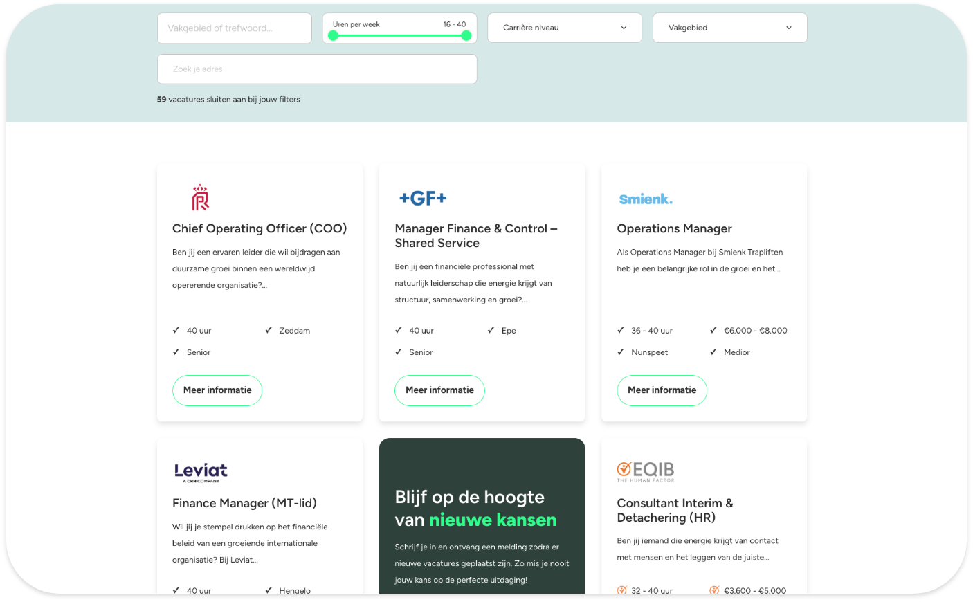 Koppeling Gelegd Met Recruitnow En Cockpit Om Het Aanbod Van Vacatures Zichtbaar Te Krijgen