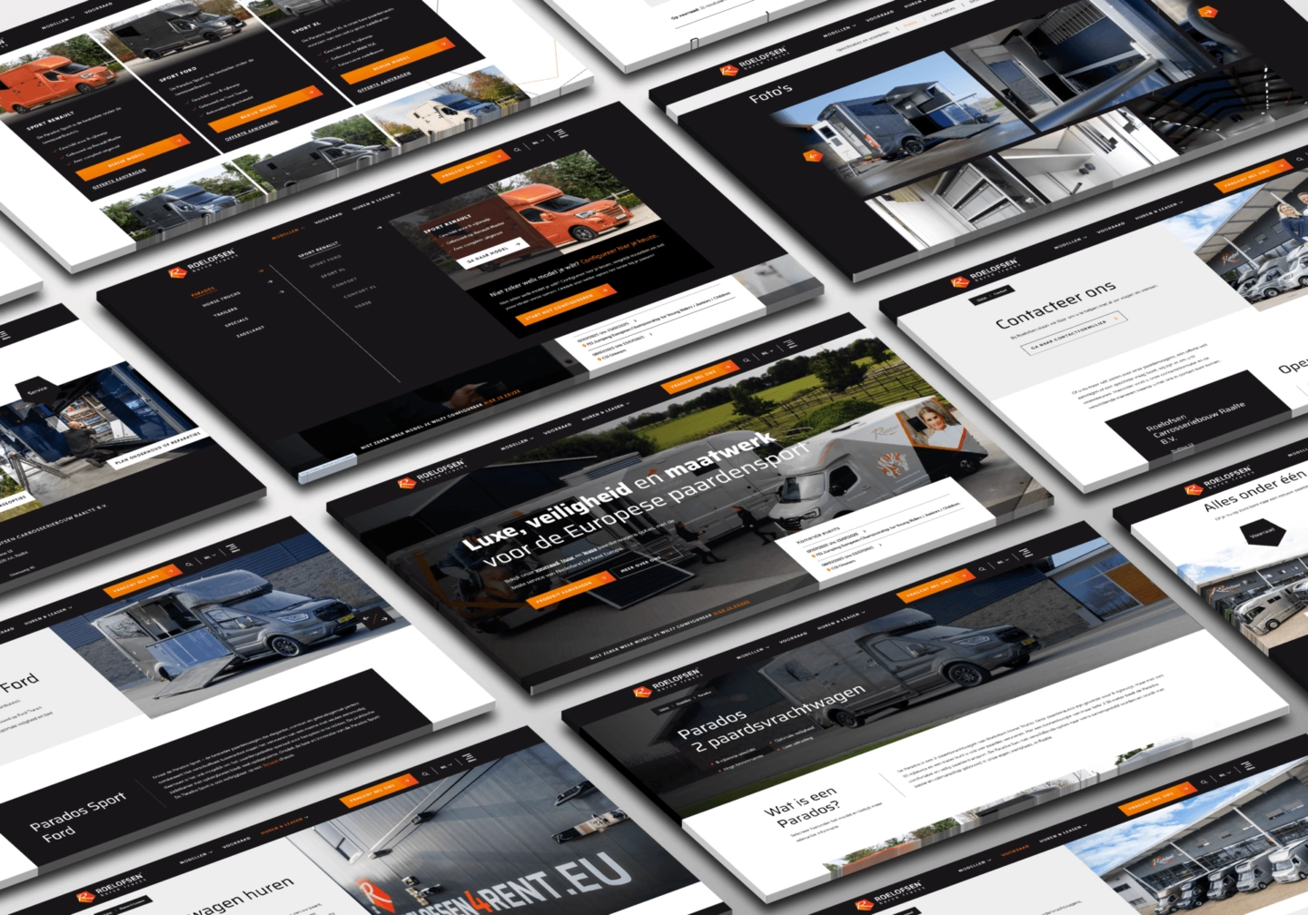 Verschillende Templates Voor Roelofsen Zijn Door Dtch Digitals Ontworpen