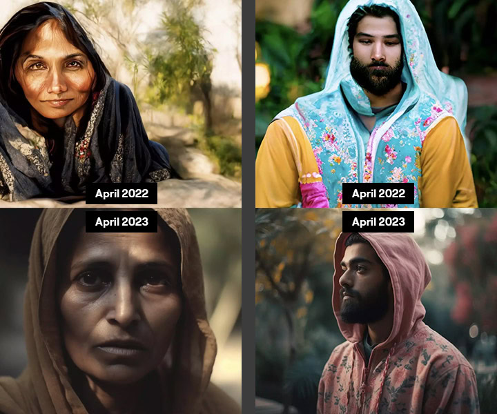 Ai Pictures Taken One Year Apart