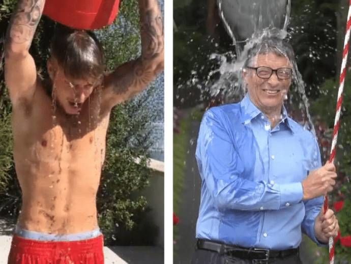 ALS Ice bucket challenge viral gaan