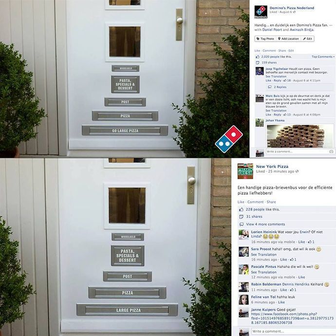 Voorbeeld inhaker die je 'leent' van een concurrent