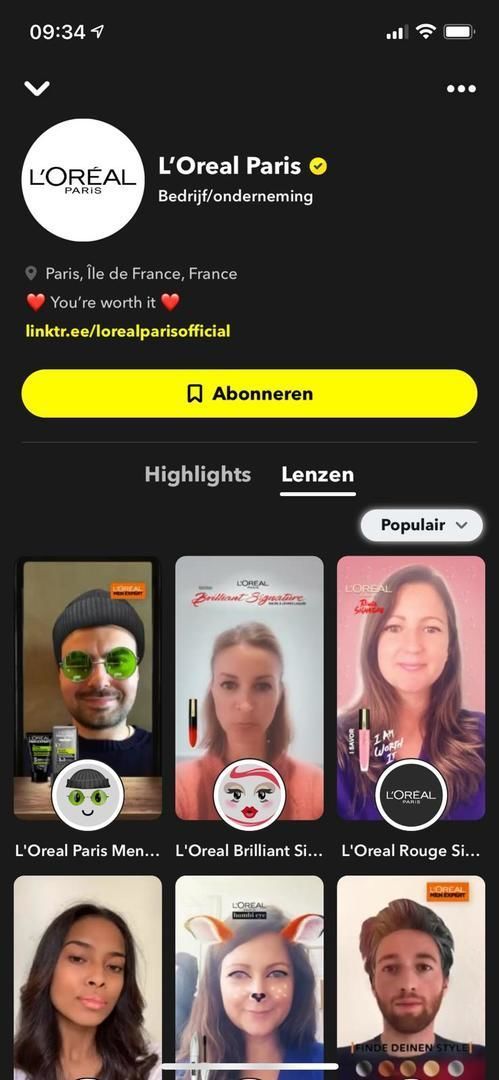 AR lenzen toevoegen