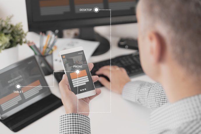 eerst mobiel dan desktop en laptop