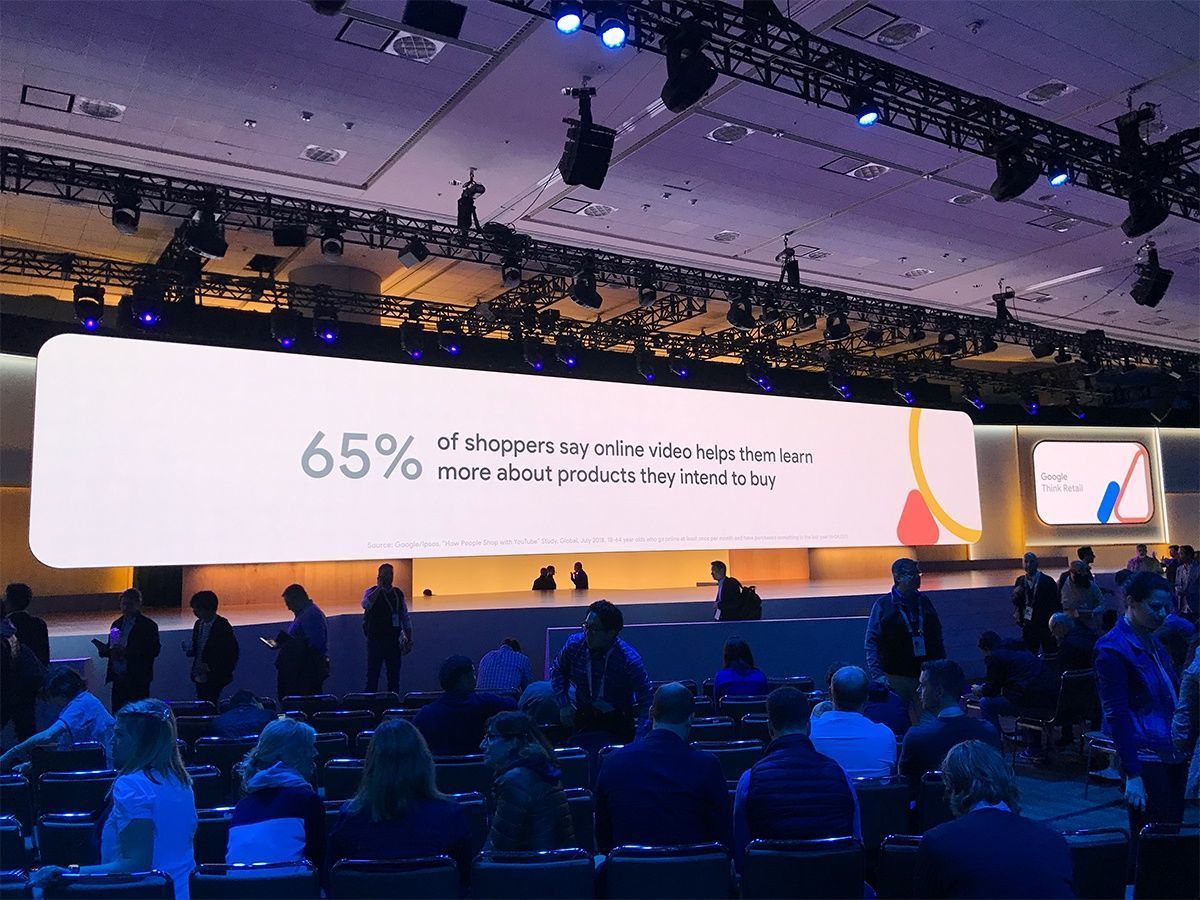 Google Marketing Live keynote sessie