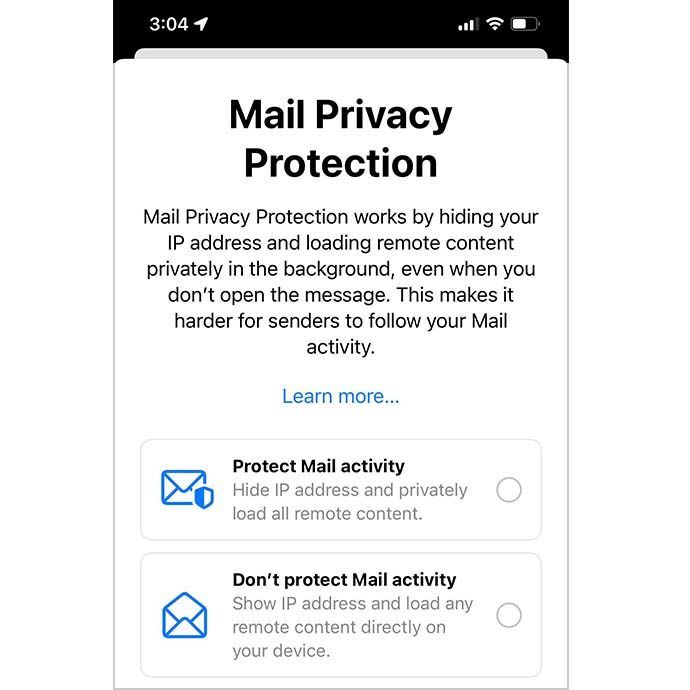 Mail Privacy Protection update voor e-mail marketing
