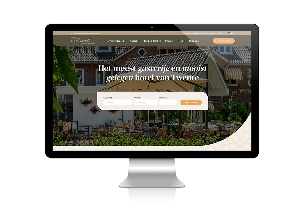 Een nieuw webdesign voor t kruisselt