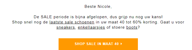 profielverrijkings email campagne