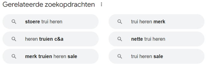 Long Tail Zoekwoorden Via Google Suggesties