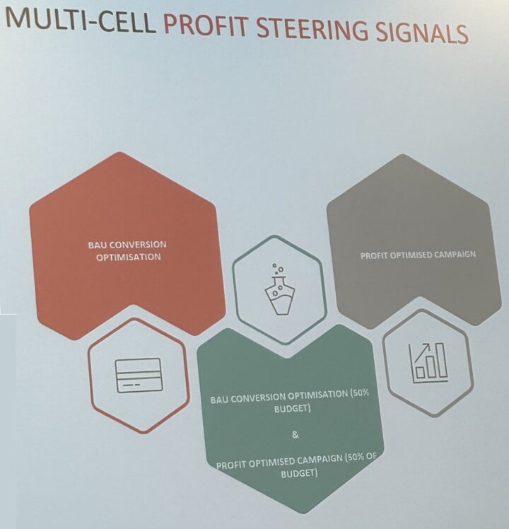 Multi Cell Profit Steering Goals