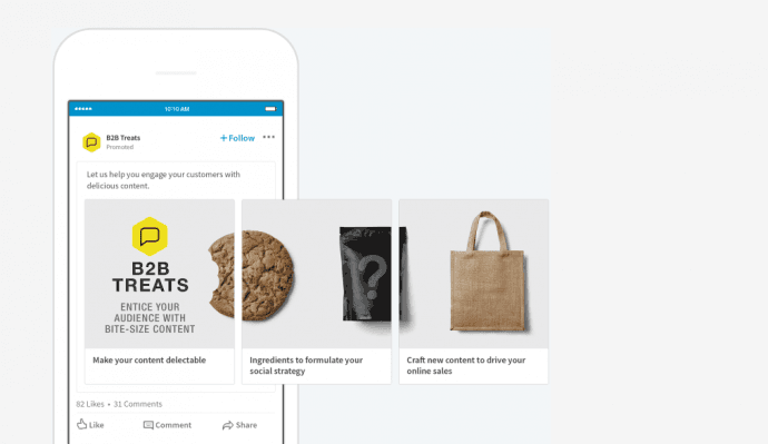 Carrousel Advertenties Linkedin