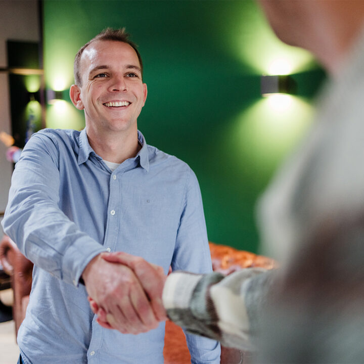 Collega ontvangt een lead