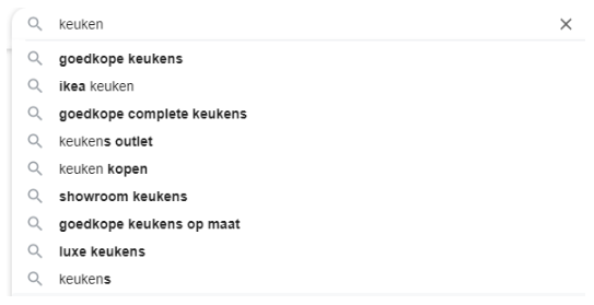 Foto Zoekbalk Google