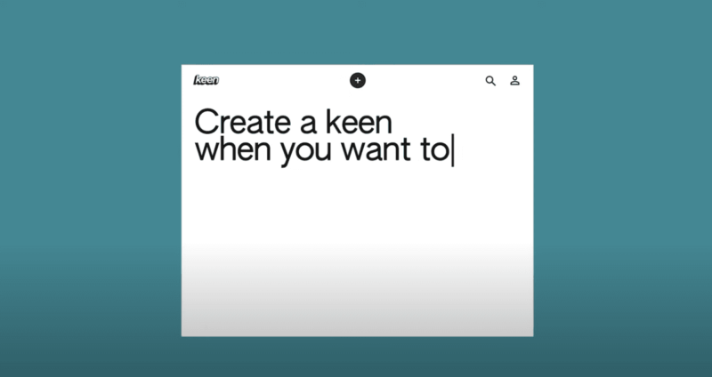 Google Keen Voorbeeld