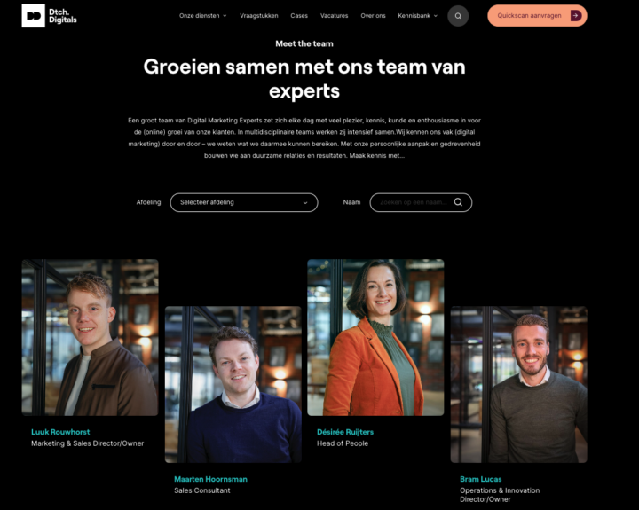 Maak Kennis Met Het Dtch Digitals Team