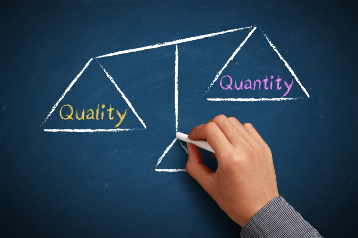 Quality And Quantity Balance