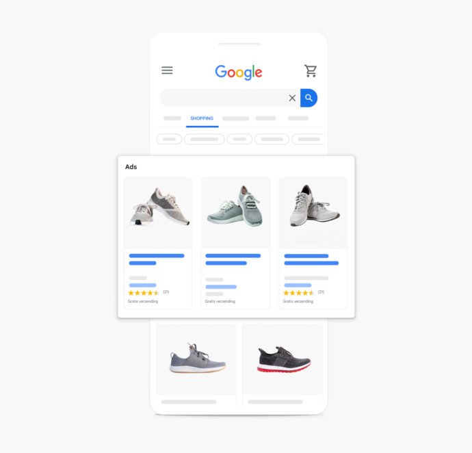 Google Shopping Merchant Center Voorbeeld