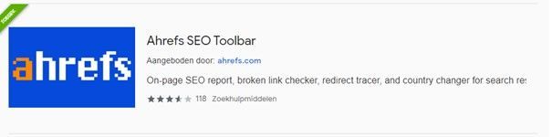 Ahrefs SEO Toolbar