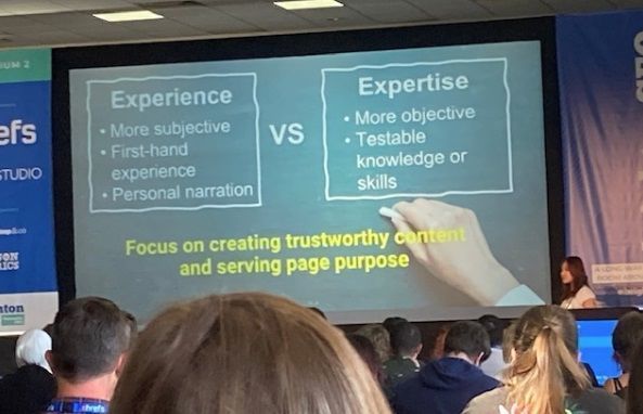 Brighton SEO Experience Expertise