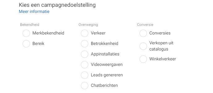 Kiezen van de juiste campagnedoelstelling Facebook adverteren