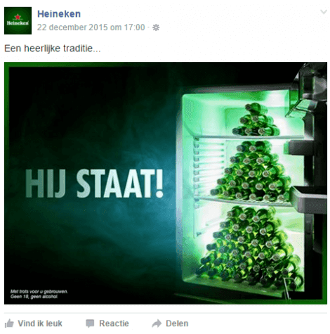 Facebook advertentie branding
