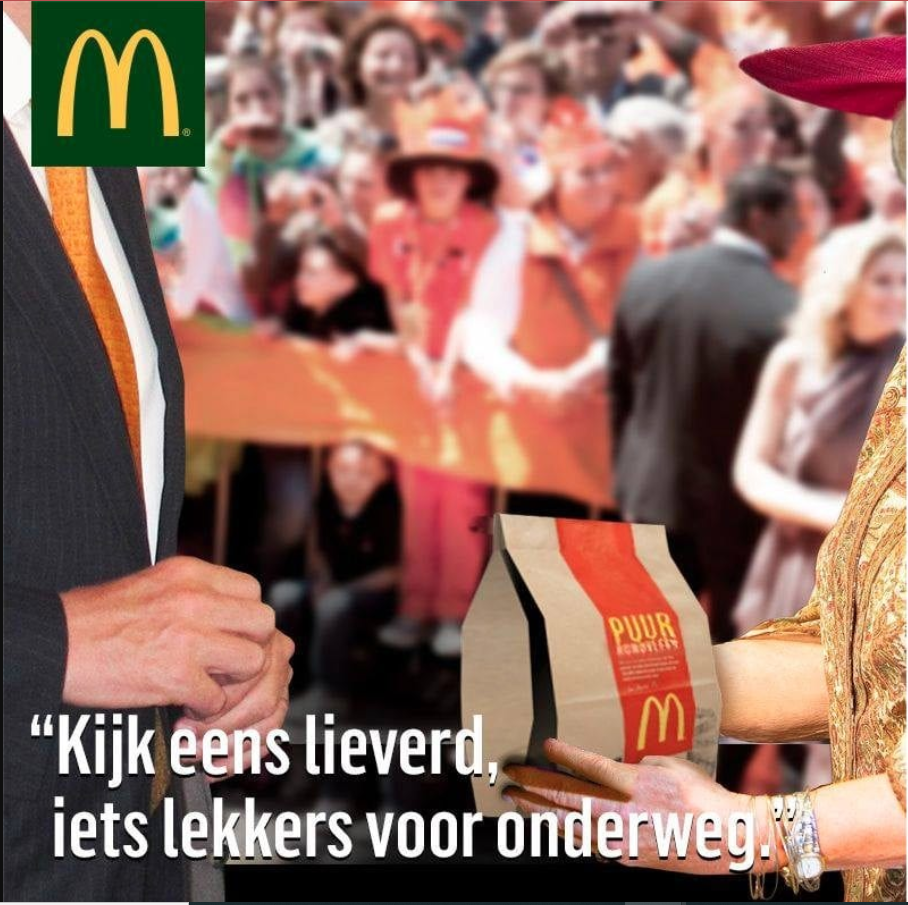 McDonalds Koningsdag