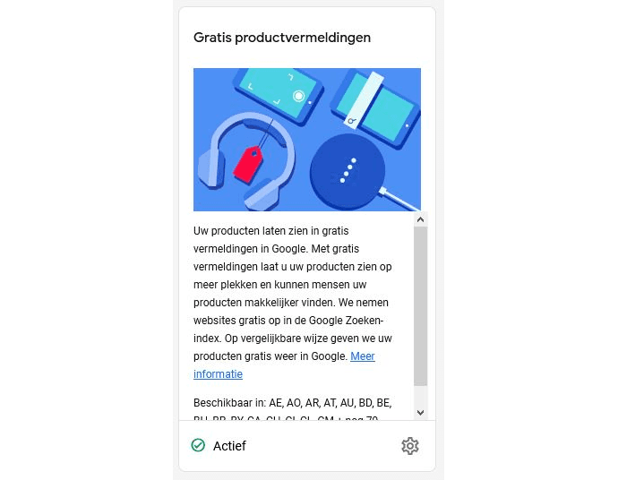 Gratis productvermeldingen regelen via Google Merchant Center
