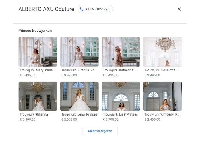 Producten feed toevoegen in Google mijn Bedrijf
