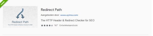 De Redirect Path extensie van Ayima 