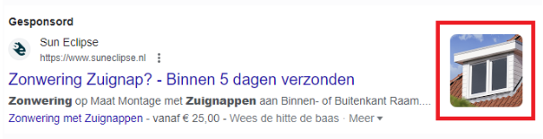 afbeelding tonen in jouw google ads advertentie