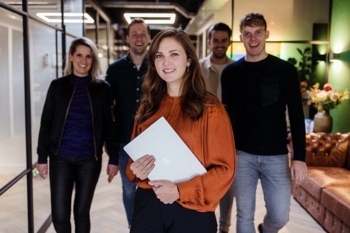 Als dienstverlener staat het team voor je klaar