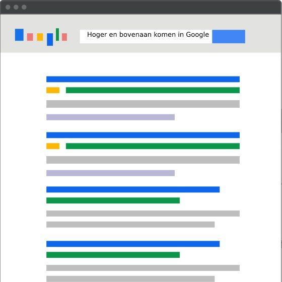 Bovenaan in Google komen te staan