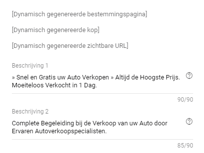Dynamische zoekadvertenties