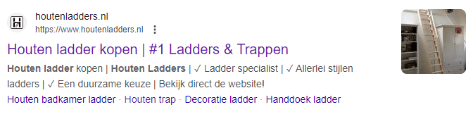 Houtenladders Beeldextensie