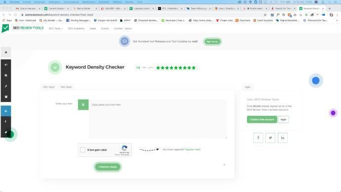 Keyword density checker, hoevaak gebruik je de zoekwoorden in je teksten