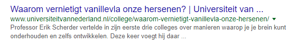meta descriptions dragen meer bij dan je denkt optimaliseren voor zoekresultaten pagina in google