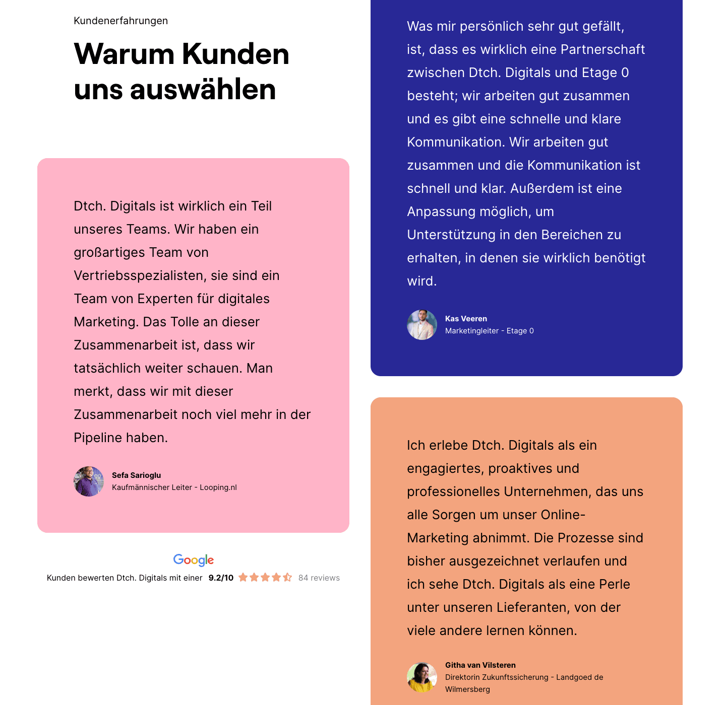 Tevreden Klanten Aan Het Woord Dtch Digitals