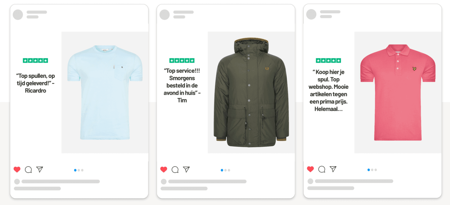 Voeg reviews en beoordelingen toe aan jouw social advertenties