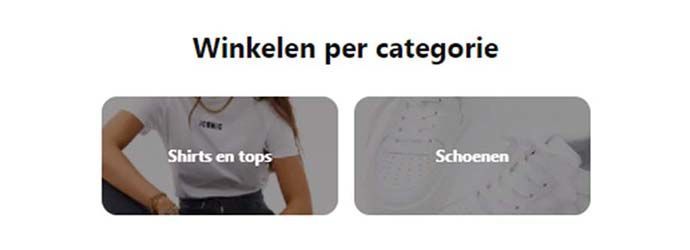 Winkelen per categorie