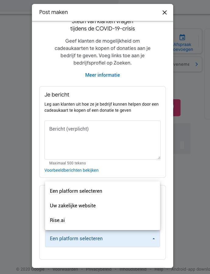 Cadeaukaart Toevoegen