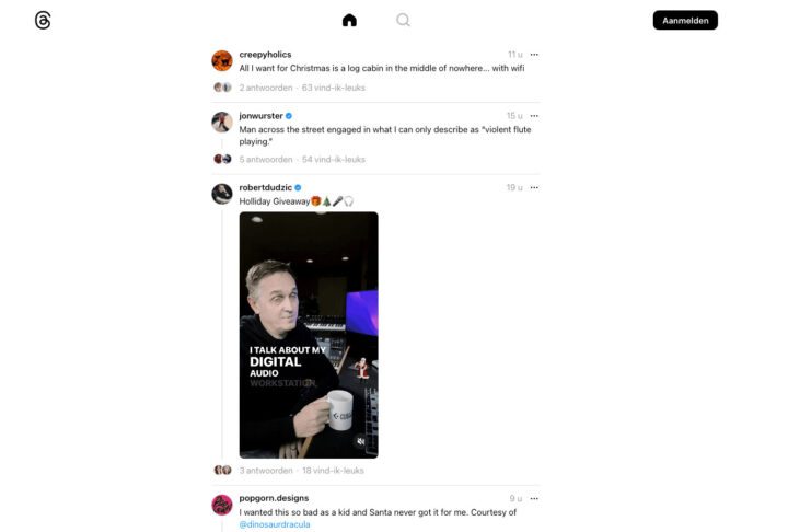Zo Ziet Threads Eruit Als Je Niet Ingelogd Bent