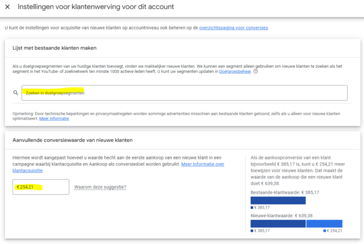 Google Doet Suggesties Voor Nieuwe Klanten Werven Performance Max