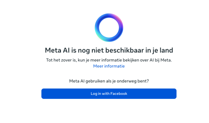 Meta Ai Nog Niet Beschikbaar In Nederland